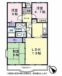 Big7 3LDKの間取図画像