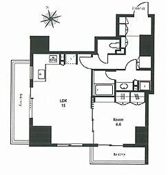 ステイシス町屋 1LDKの間取図画像