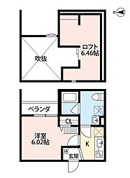Osaka Metro千日前線 小路駅 徒歩3分の賃貸アパート 1階1Kの間取り