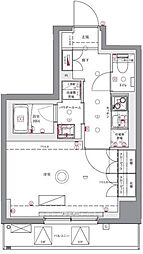 ユリカロゼAZ上板橋 4階1Kの間取り