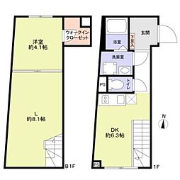 VISTA MAGOME 1LDKの間取図画像
