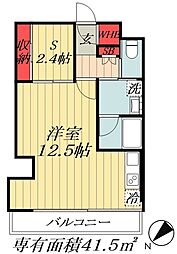 コスモビル 1SLKの間取図画像