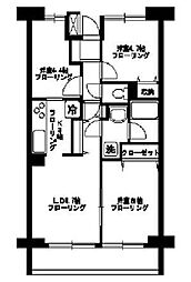 ヴィラージュ向原 1階3LDKの間取り