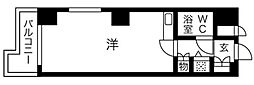 ノバ浅草 ワンルームの間取図画像