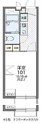 レオパレスグランシャリオ2 1Kの間取図画像