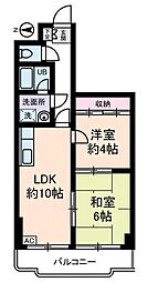 エレガンス綾瀬フォース 2LDKの間取図画像