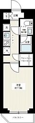 AZEST亀戸2 1Kの間取図画像