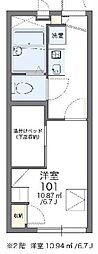 レオパレスコヤマTH 1Kの間取図画像