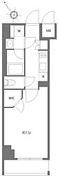 KDXレジデンス豊洲 1Kの間取図画像
