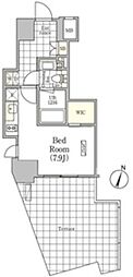 アンパサンド北新宿 ワンルームの間取図画像