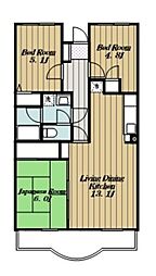 エスポアール高森 3LDKの間取図画像