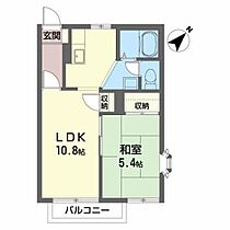 グリーン・キャッスルＡ 206 ｜ 岩手県盛岡市前九年２丁目20-5（賃貸アパート1LDK・2階・35.00㎡） その2