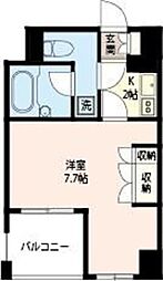エスティメゾン浅草駒形 1Kの間取図画像