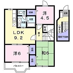 シャン・グリシーヌ 3LDKの間取図画像
