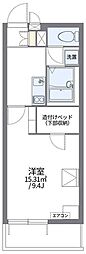 レオパレスジョセリーヌ 1Kの間取図画像