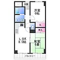 城南マンション26階5.2万円