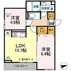 物件の間取り
