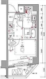 OMNIA FRAME 横濱吉野町 1Kの間取図画像