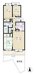 パーク・ノヴァ大船 3LDKの間取図画像