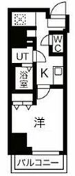 ジェノヴィア錦糸町スカイガーデン 1Kの間取図画像