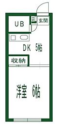 ロアール新大塚 1DKの間取図画像