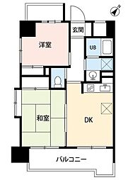 プリマベーラ 2DKの間取図画像