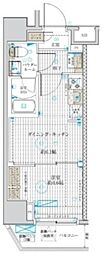 ベルグレード浅草DUE 1DKの間取図画像