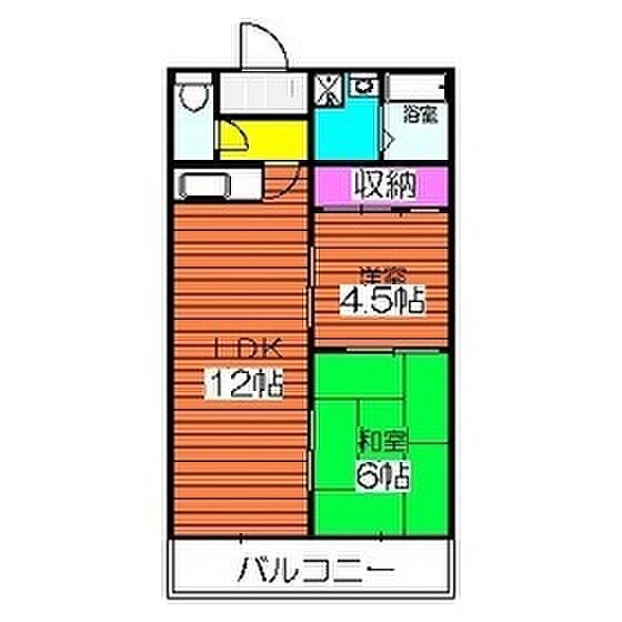 東栄マンション ｜大阪府堺市北区奥本町１丁(賃貸マンション2LDK・4階・48.60㎡)の写真 その2