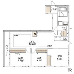 物件の間取り