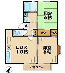 サニーサイド南大沢 B棟 2階