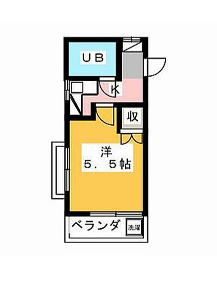 コーポ枡形 203｜神奈川県川崎市多摩区枡形２丁目(賃貸アパート1K・2階・16.05㎡)の写真 その2