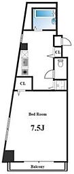 ビオスヴィラ大塚 1Kの間取図画像