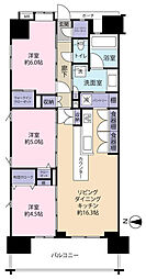 ルピアコート南浦和 3LDKの間取図画像