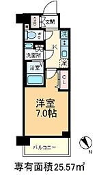 N-Stage赤羽志茂 1Kの間取図画像