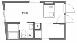 アピチェ南千住　Ａ棟 3階1DKの間取り