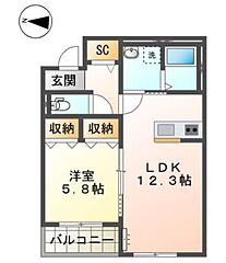 物件の間取り