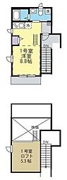 アマチクビル ワンルームの間取図画像