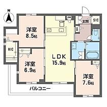 グレイス・フォート 00101 ｜ 茨城県守谷市本町721-26（賃貸マンション3LDK・1階・85.52㎡） その2