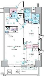 ジェノヴィア隅田川westスカイガーデン 2LDKの間取図画像