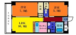 グラン・ルコ 2LDKの間取図画像