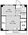 ビレッジハウス下九沢1号棟2階5.9万円