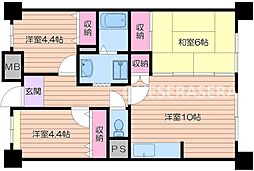 CH.158 RESIDENCE NAKANOSHIMA 6階