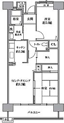 T'sgarden清瀬 2SLDKの間取図画像