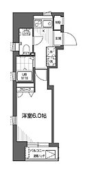 GRANDASSET早稲田 1Kの間取図画像