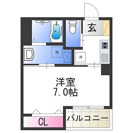 みおつくし岸里_間取り_0