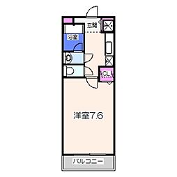 間取図画像 1K