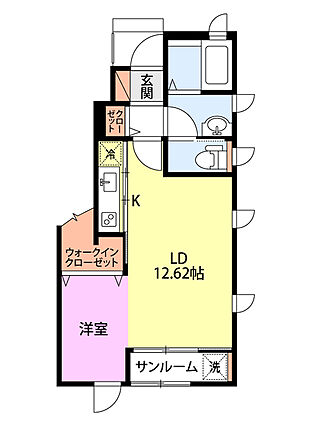 Common石動B棟_間取り_0