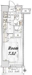 MAKESDESIGN町屋 1Kの間取図画像