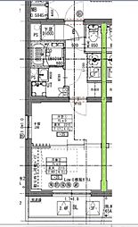 ラヴィエール住吉駅前 2Kの間取図画像