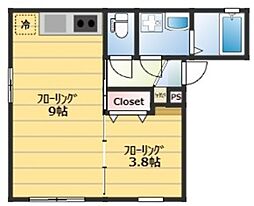 シース浅草橋 1階1LDKの間取り